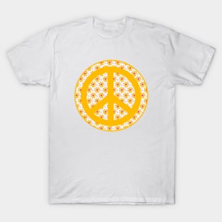 FLOWER Children Peace Symbol T-Shirt